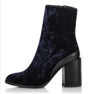 Dear Frances Spirit Boots in Blue Velvet (Size 39)